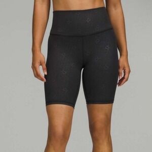 Lululemon Align High Rise Shorts Women's 6 Black Yogo 8" Yoga Workout Stretch